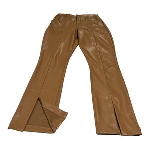 Abercrombie Curve Love Leather Pants Size 31/12L Black Ultra High‎ Rise Skinny